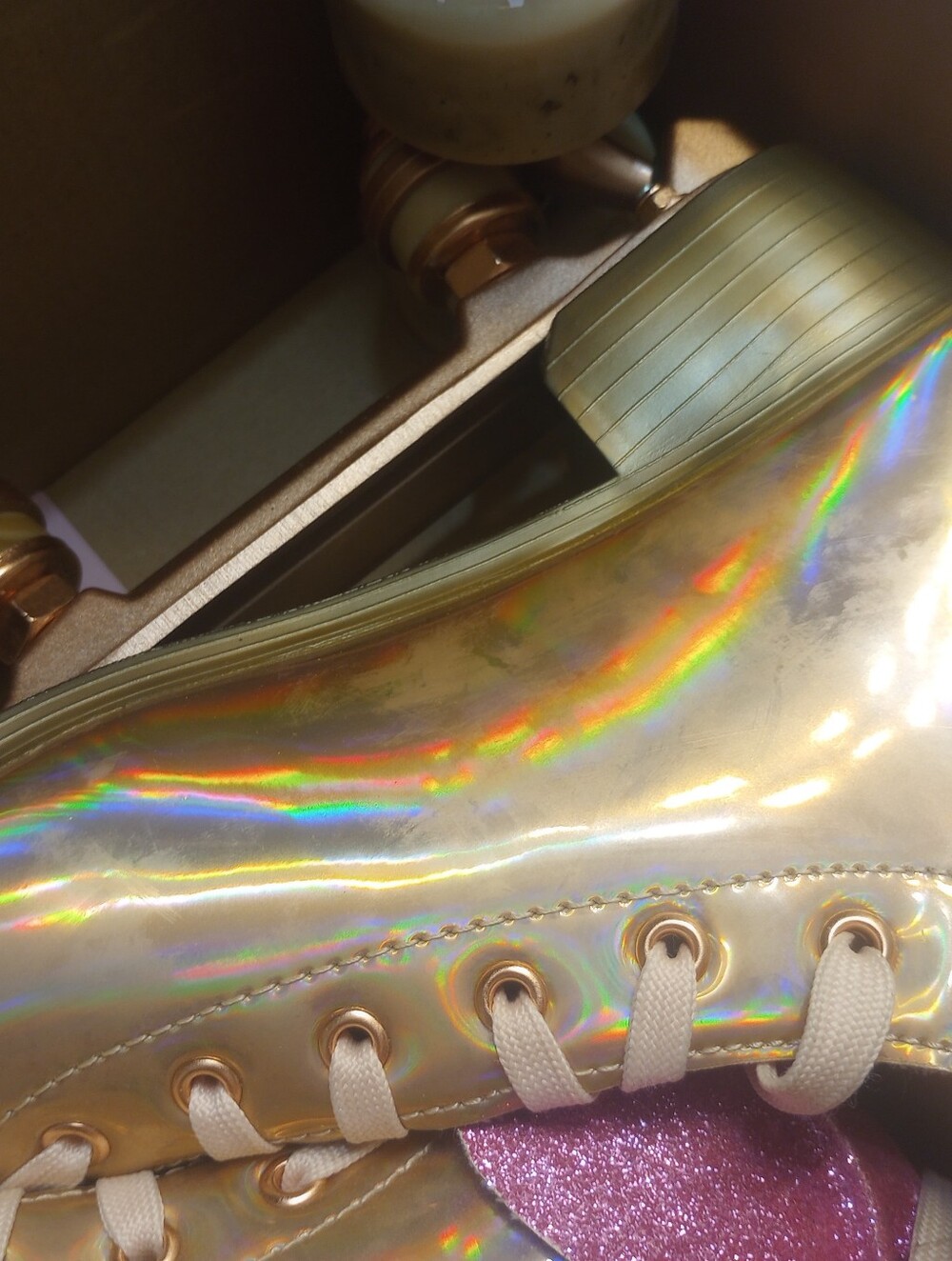 Impala Marawa Rose Gold Roller Skates With Box - Picture 8 of 13